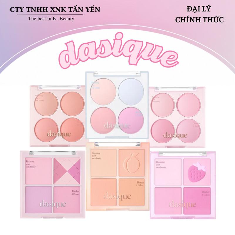 Phấn Má Hồng 4 Ô Dasique Blending Mood Cheek 9g 