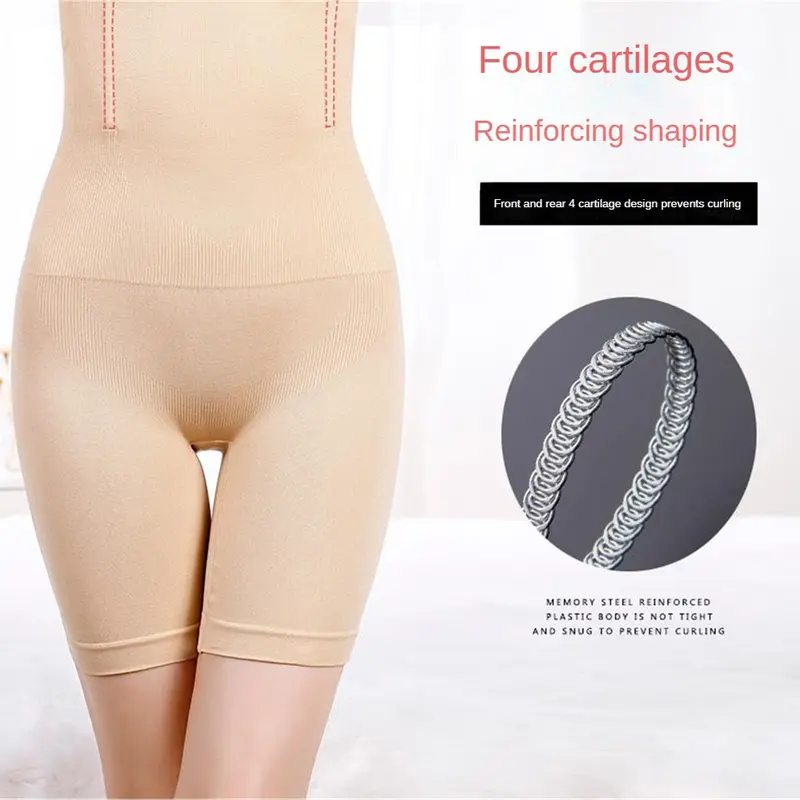 Quần Tập Luyện Cạp Cao Cho Nữ, Đồ Định Hình Legging, Màu Trơn Áo Liền Quần Co Giãn, Áo Nịt Ngực, Liền Mạch, Thích Hợp Cho Phụ Nữ 35-70KG, Quần Lót Bụng Sau Sinh, Có Sẵn Trong 2 / 1 Cái Màu Đen 3