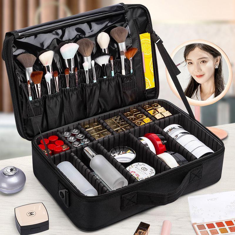 Product Introduction of Hộp Đựng Đồ Trang Điểm Cầm Tay Cao Cấp, Hộp Đựng Du Lịch Đa Năng, Có Gương, Dung Tích Lớn, Thích Hợp Cho Nghệ Sĩ Trang Điểm, Túi Trang Điểm Hóa Trang, Được Bán Chạy Năm 2025, Nhận Xét Tích Cực 99%, Cùng Phong Cách 0