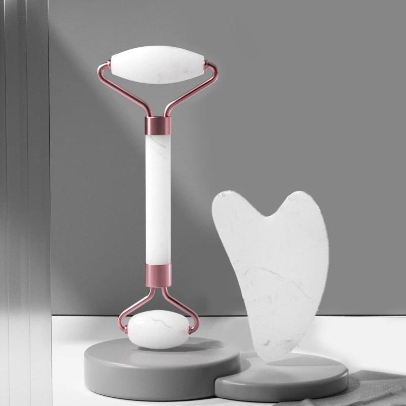 Con Lăn Massage Mặt, Bộ 2 Cái, Bảng Guasha, Dụng Cụ Cạo Resin, Dụng Cụ Xóa Nếp Nhăn, Con Lăn Mát Xa, Để Nâng Cơ Mặt, Dụng Cụ Chăm Sóc Da Bó Sát Cơ Thể 7