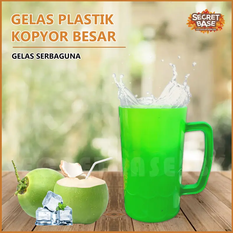 [COD] GELAS KOPYOR - Mug Cangkir Gelas / Gelas Plastik / Gelas Kopi Teh Murah 0