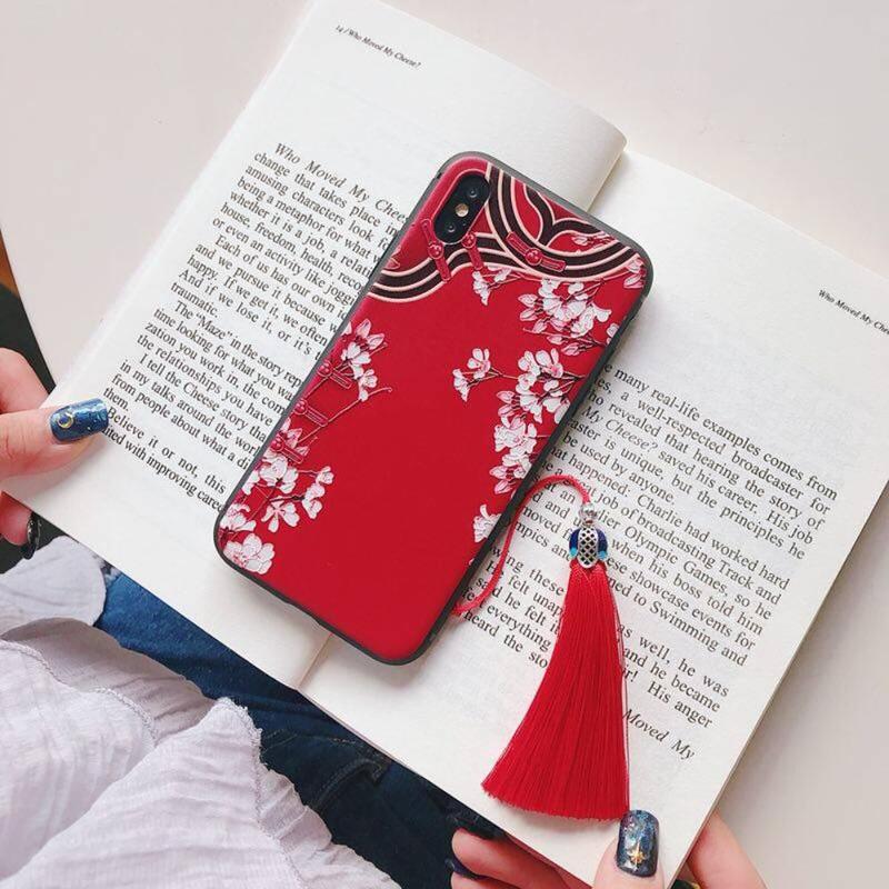 Product Introduction of Universal For Mobile Phone Case Ornaments Car Key Chains Anti-lost Rope Anti-drop Phone Chain Tassels Mobile Phone Straps Silk Cloisonne Keychain Phone Pendant Mobile Phone Lanyard 12