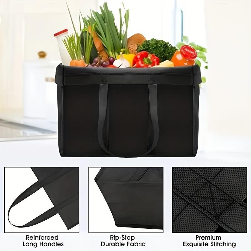 Reusable Shopping Bag, 1 Count Foldable Tote Bag, Storage Bag for Home Office School, Home Organizer for Daily Use 3