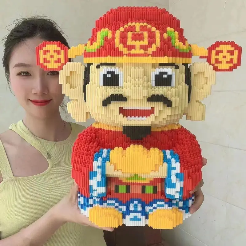 Khối Xây Dựng Lego, Thần Khổng Lồ Của Sự Giàu Có, Hàng Mới Về Năm 2024, Tương Thích Với Lego, Đồ Chơi Dành Cho Người Lớn, Lắp Ráp Khó, Thích Hợp Cho Lễ Hội, Đồ Trang Trí, 2024 8