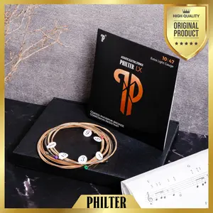 Senar Gitar Akustik String Coated Phosphor Bronze Philter LX Original