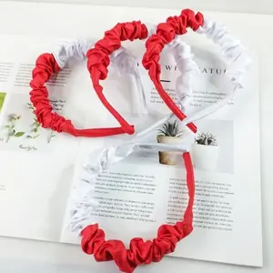 Bando Scrunchie Merah Putih 1 Pcs - Spesial HUT RI 17 Agustus