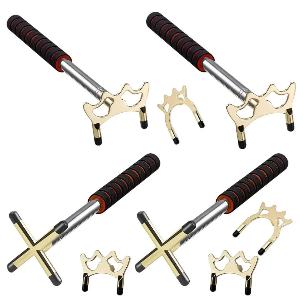 Extendable Billiards Pool Cue Bridge Stick, with Brass Bridge Head, Extends up to 32.5cm - 150cm, Portable Rod, for Snooker Indoor Game Accessories