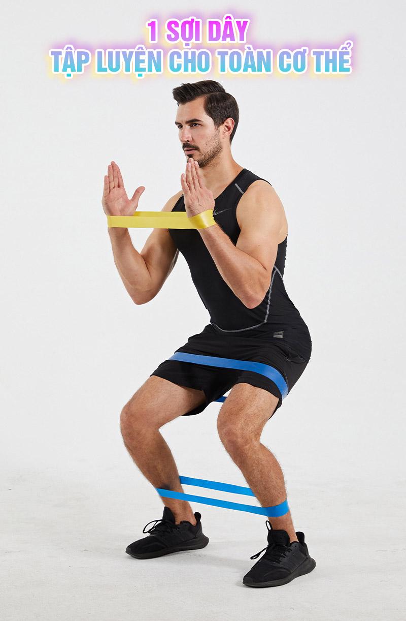 Product Introduction of Bộ 5 Dây Kháng Lực Tập Yoga Gym Cao Su Tự Nhiên 2573 - PARISA dây kéo đàn hồi 17