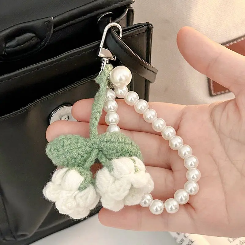 Loket Beg Tangan, Dikait Tenunan Tangan, Reka Bentuk Gadis Lily, Sesuai untuk Beg Sekolah dan Beg Galas, Rantai Kunci Kenderaan, Hadiah Hari Jadi, Hadiah Hebat
