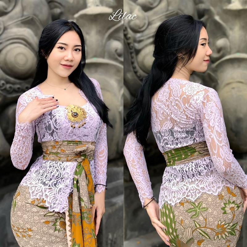 Kebaya jadi bahan semiprancis(atasan saja) Bunga Baju 4