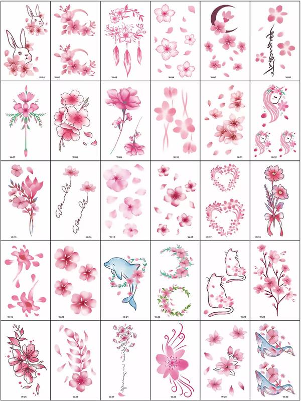 Combo 30 tấm hình xăm Hình dán Mini Cá Tính Giá Rẻ