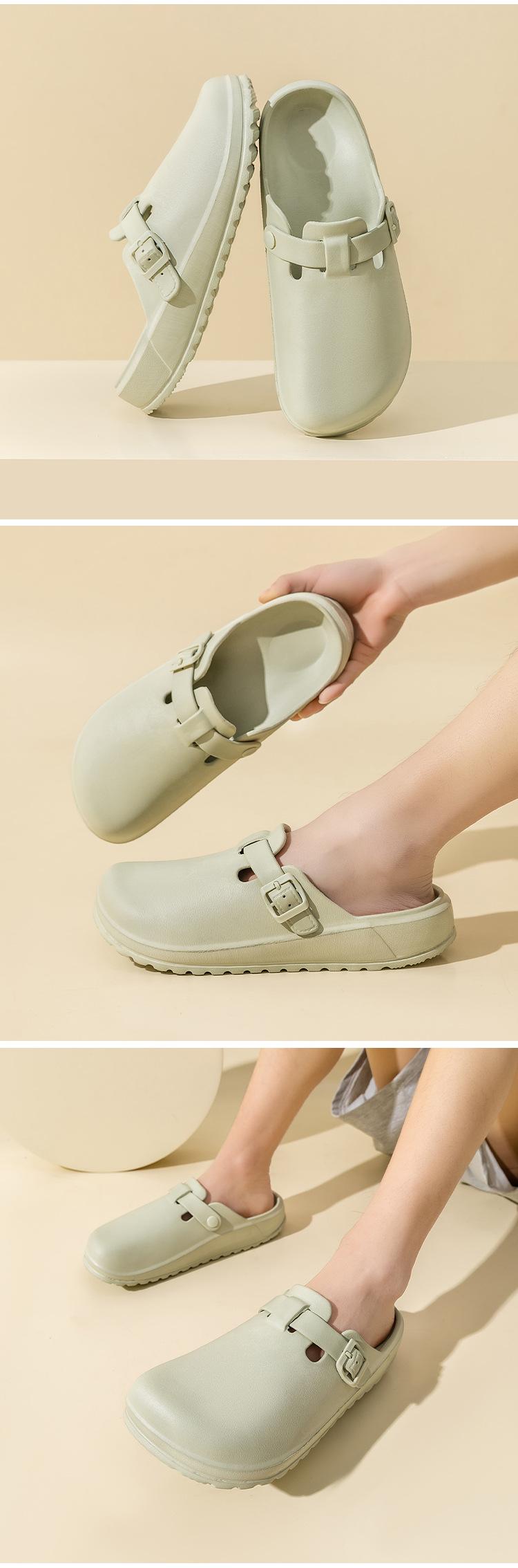 Product Introduction of Operating Shoes Medical Men's and Women's Breathable Closed Toe Slippers Doctor Nurse Laboratory Special Protective Hole Shoes Non-Slip Sandals 8