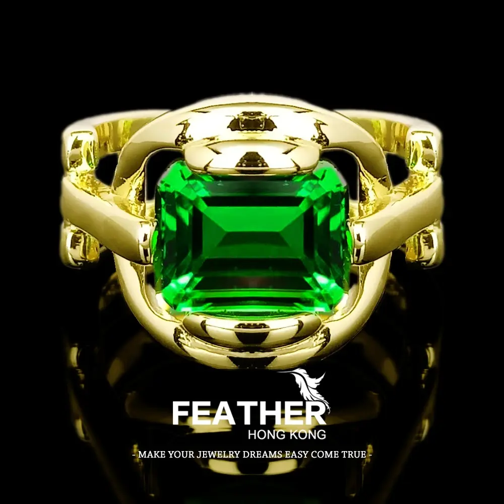 FEATHER HONGKONG - ( FREESIZE ) - KUALITAS TINGGI CUSTOM SENDIRI - CINCIN WANITA Rings
