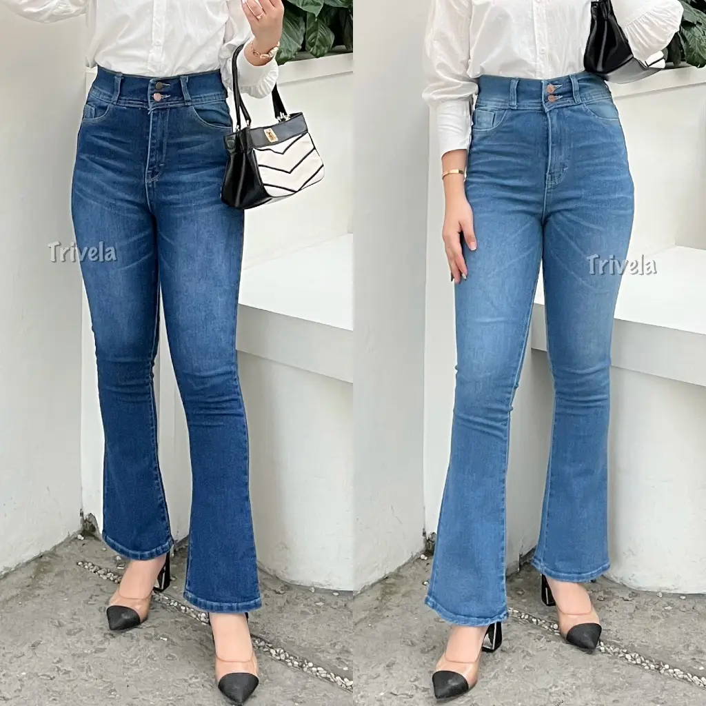 TRIVELA - CELANA JEANS SUPER JUMBO 27-42 MELAR ANTI NGATUNG / MELLISA CUTBRAY