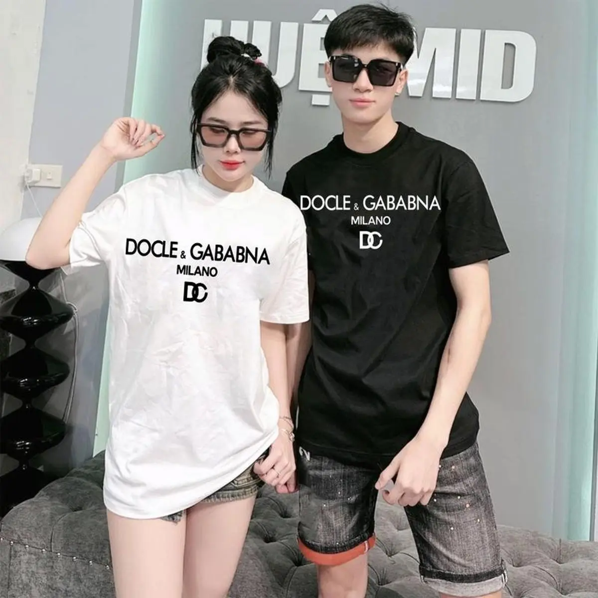 Áo hè nam nữ D.G Milano hot trend 2025, chất liệu cotton, thoáng mát áo  givenchy  boy  phố