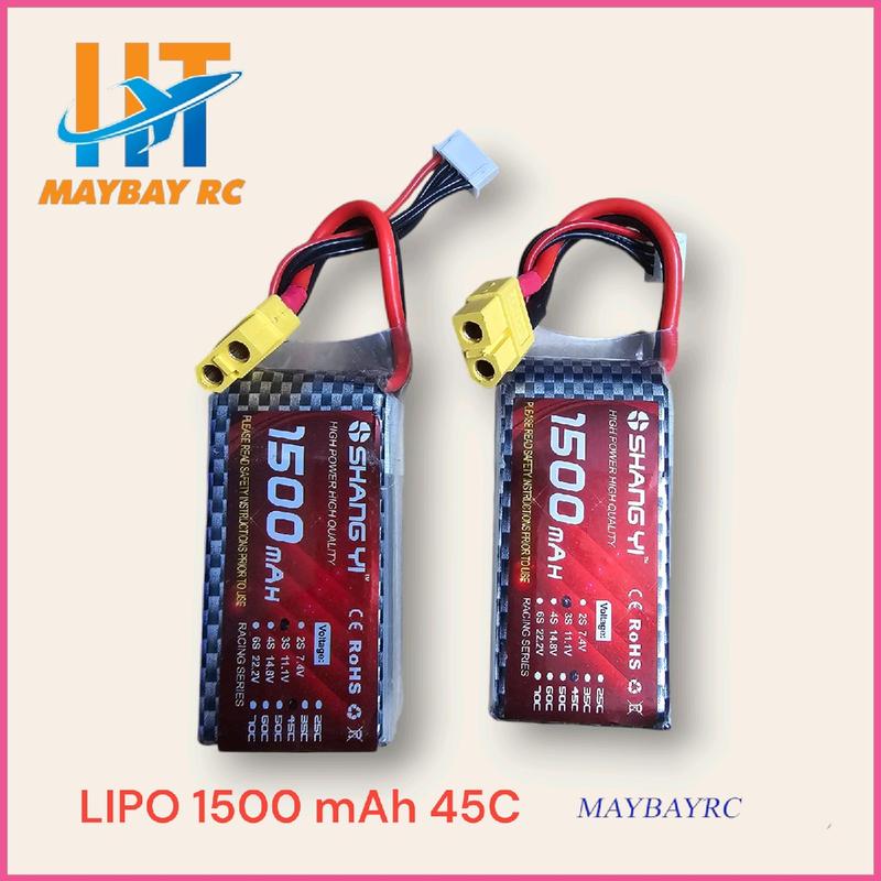 Pin lipo Shangyi 1500mAh 45C xt60
