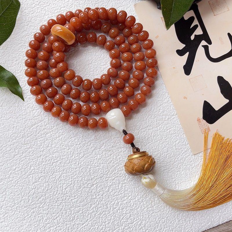 Vòng Tay Bồ Đề, Qingyun Moyu 108, 108 Người Sưu Tập, Chuỗi Mân Côi Cầm Tay Vòng Cổ Cổ Yếm Hanfu, Đồ Trang Trí Phong Cách Quốc Gia, Thích Hợp Cho Nam Và Nữ 4