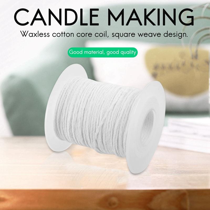 Candle wick, flat wick, round wick, lamp wick, coil - 61 M, for the production of candles 1