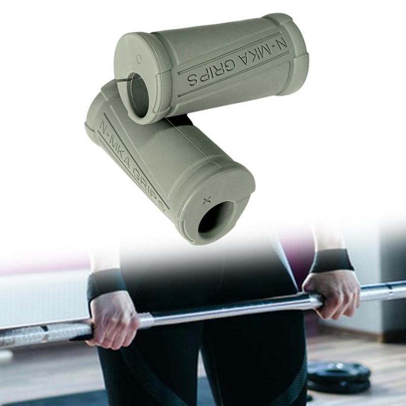 Mua Barbell Grips - Thick Dumbbell Grips Arm Blaster Adapter With High-Density Silicone Rubber Bar Grips For Weightlifting Muscle Growth Rapidly And Hands Stress Relieve B07jgmfyfn - View #4