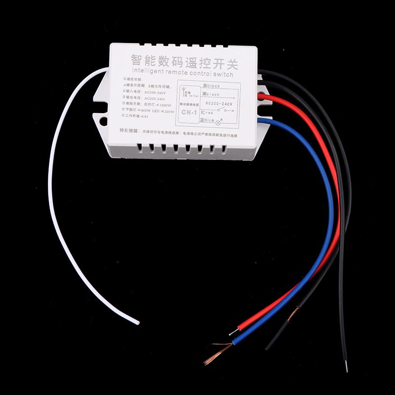 Product Introduction of Digital Remote Control Light Switch Wireless ON OFF Switch For Light Bulb Chandelier 220V RF433 1/2/3/4 Ways 36
