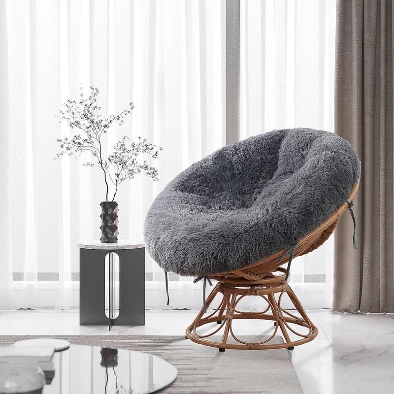 Fuzzy papasan cushion cover best sale