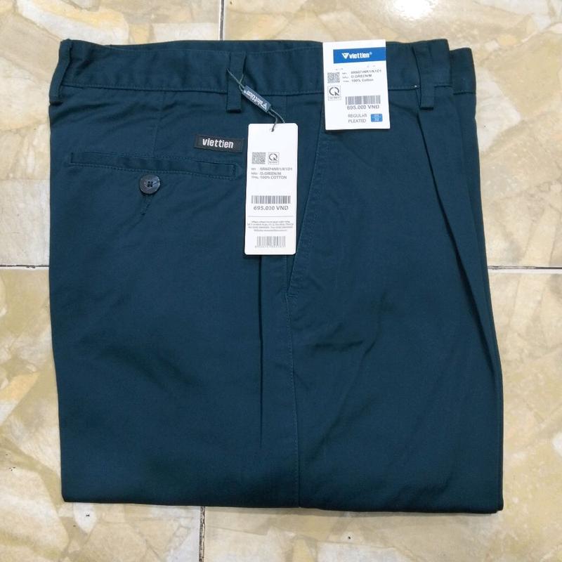 Quần kaky việt Tiến 1 ly mã 6074 Fom REGULAR 2