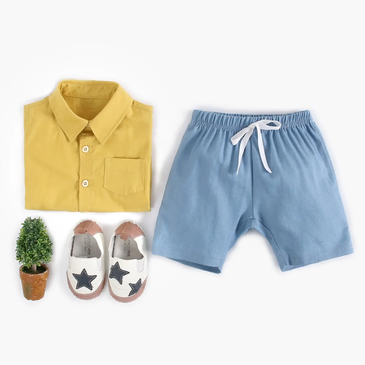 Sanlutoz Blue Denim Baby Boys Shorts Summer Fashion Toddler Infants Shorts Bottoms Clothing Beach