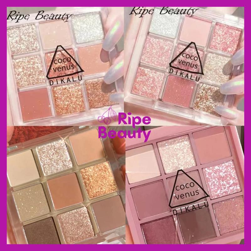  Bảng Phấn Mắt 9 Màu Dikalu Baby BB1 MMQ Loại Mới Hàng Nội Địa Trung 