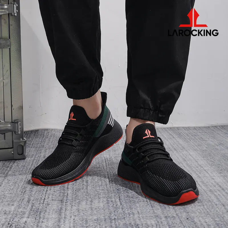 Larocking - Vortex Hitam | Sepatu Sneakers Running Gym Shoes Sports Outdoor 2