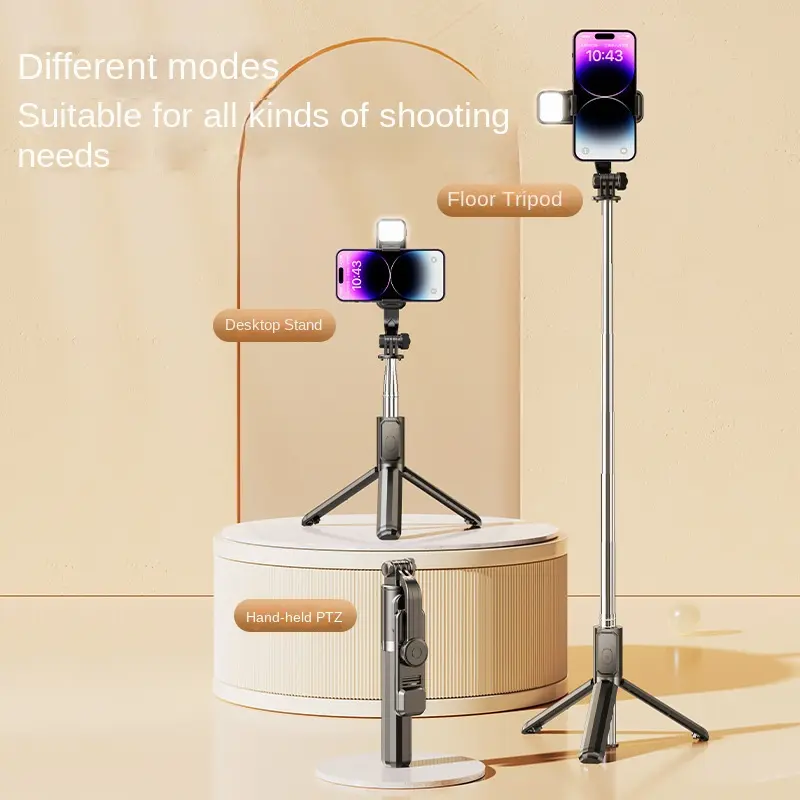 Selfie Stick with Bluetooth Remote and Tripod for Smooth Video Calls