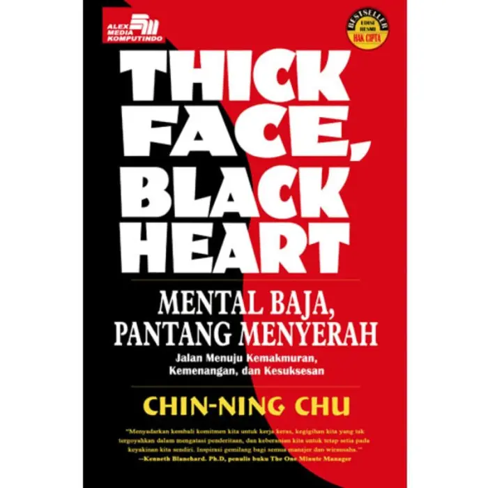 Thick face black HEART (Mental Baja, Pantang Menyerah) by CHIN NING CH