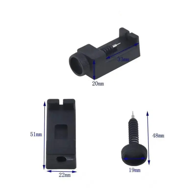 Bộ điều chỉnh Dây Đeo Đồng Đồng Hồ, Cầm Tay, Chất liệu ABS, Kích thước nhỏ, Công cụ phục hồi, Loại bỏ chốt dây chuyền, Thích hợp để sửa chữa dây đeo đồng Đồng Hồ, Thiết bị tách rời, có thể được sử dụng làm vòng đeo tay Dây Đeo Đồng Hồ 2