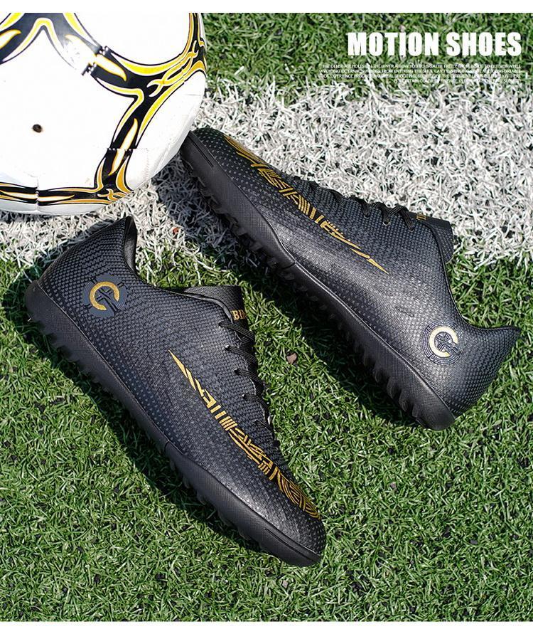 Product Introduction of Men's High Top Soccer Shoes Ronaldo Messi Assassin Long Spike Boots 7 Children's Students Teenagers Men's AG Broken Spike Training Shoes 16
