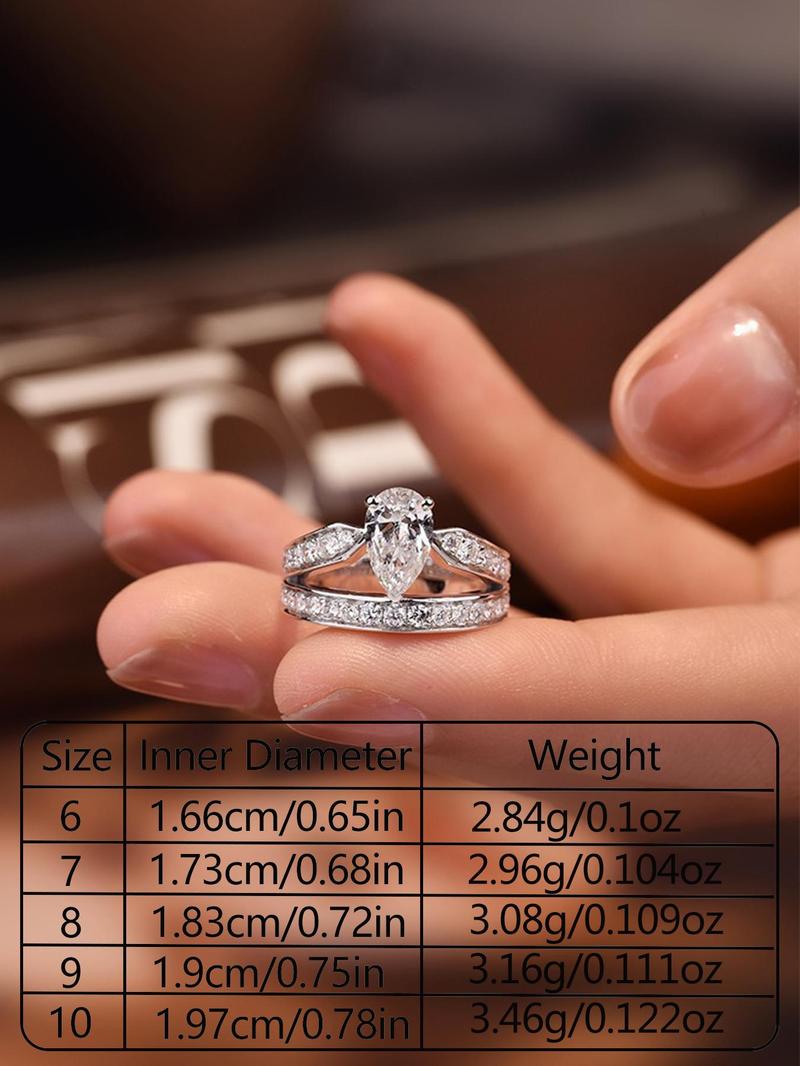 Product Introduction of S925 Sterling Silver Oval Cut Artificial Gemstone Ring, Fashion Engagement Ring for Women, Trendy All-match & Exquisite Jewelry for Birthday Gift 1