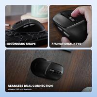 Gambar Rexus Nava Pro Q15 Mouse Office Wireless 2.4G Silent Click - Ergonomic Shape with Co-Pilot - Mouse REXUS Wireless Office Q15 NAVA PRO - WHITE dari GGSTORESBY Kota Surabaya 5 Tokopedia