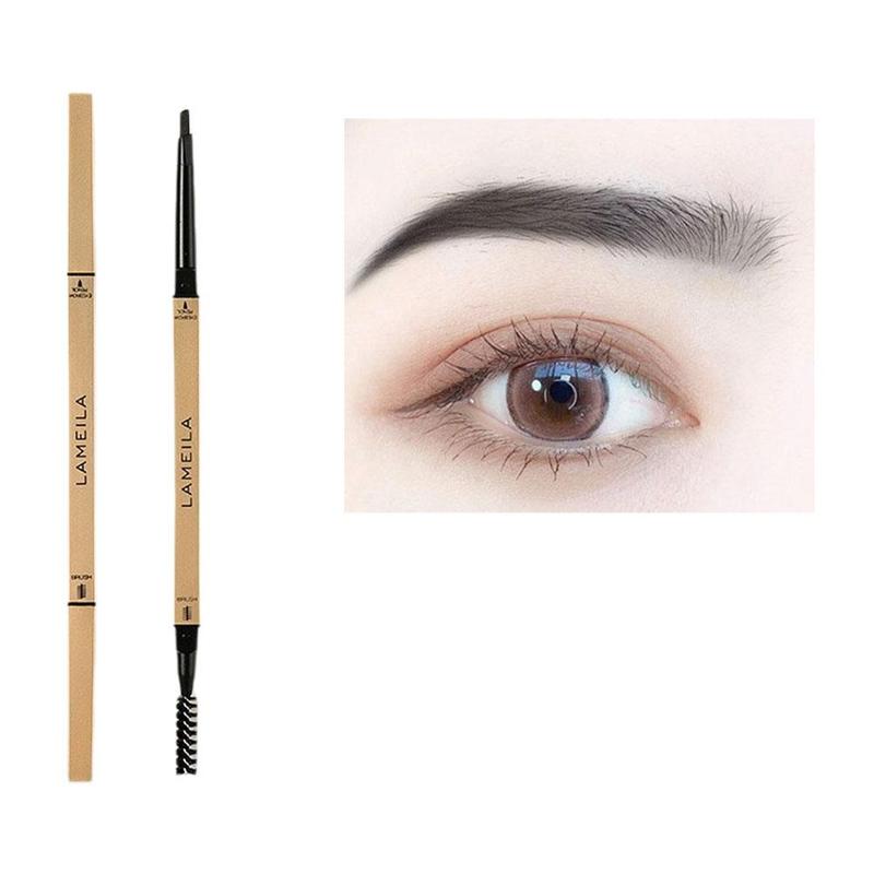 Product Introduction of Dual-ended Thin Eyebrow Pencil Waterproof & Sweatproof Natural Eyebrow Pencil 25