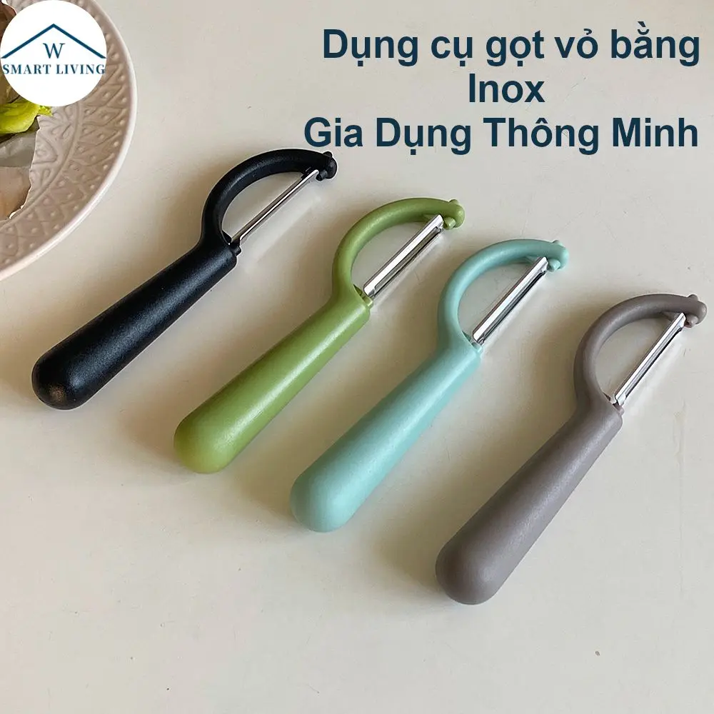 Dụng cụ bào gọt vỏ củ quả Gia dụng thông minh lưỡi dao inox thép không rỉ sắc bén gọt vỏ mỏng không lãng phí tay cầm nhựa PP cao cấp không biến dạng