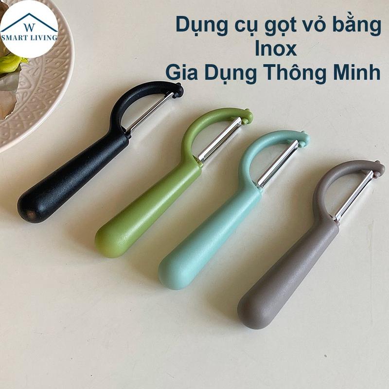 Dụng cụ bào gọt vỏ củ quả Gia dụng thông minh lưỡi dao inox thép không rỉ sắc bén gọt vỏ mỏng không lãng phí tay cầm nhựa PP cao cấp không biến dạng