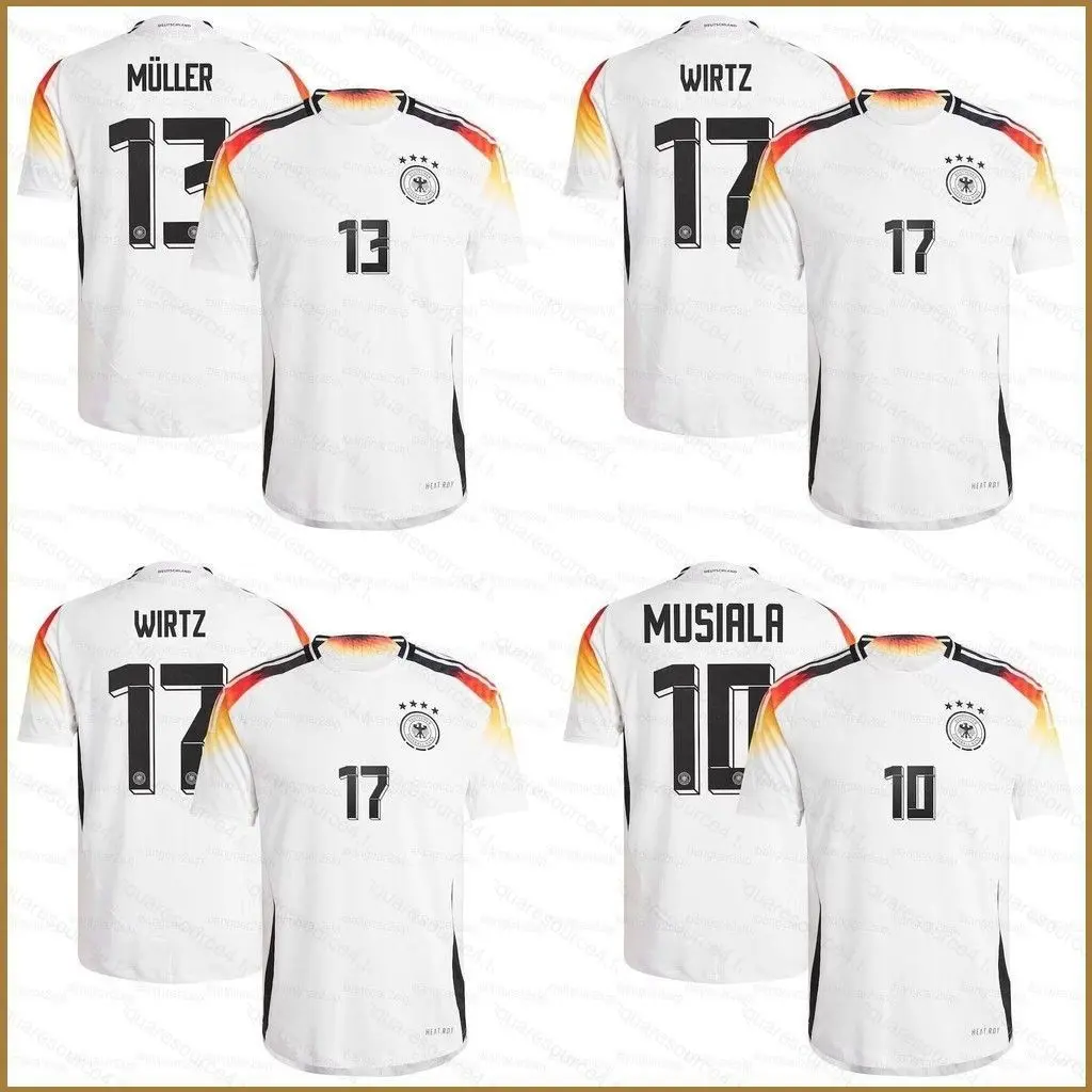 2024-2025 European Cup Germany Muller Wirtz musela home authentic Jersey Football tshirts kids adult plus size