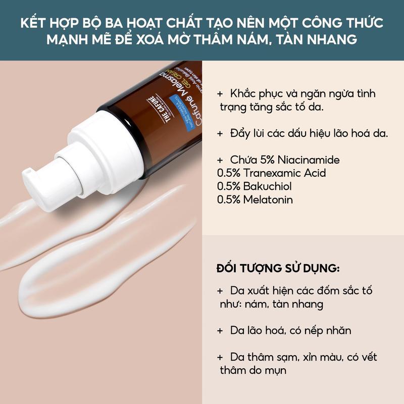  Kem Làm Mờ Thâm Nám Tàn Nhang Và Đều Màu Da Tối Ưu Cafuné Melasma Gel Cream 28g Skincare Chăm Sóc Da 