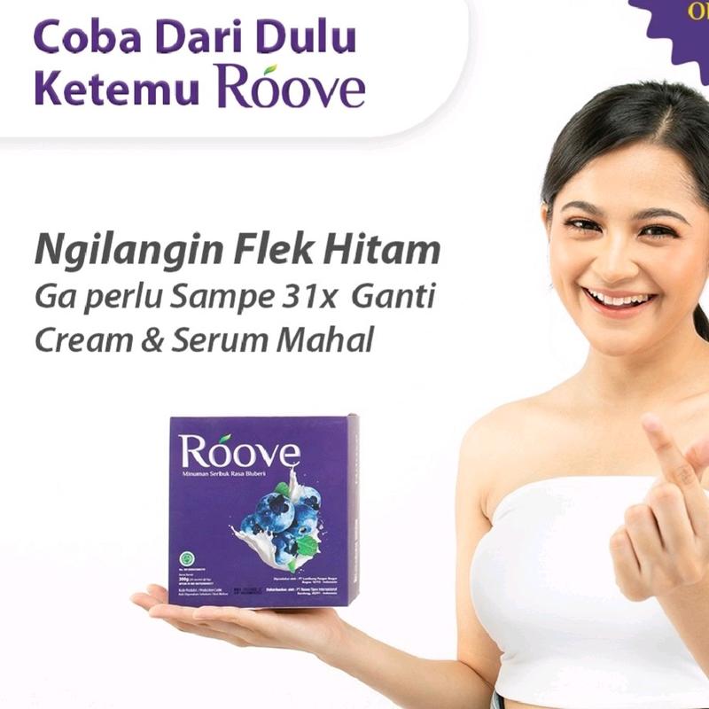 ROOVE 1BOX 20 saset. Roove Blueberry collagen beauty drink Perawatan Rambut & Kuku Perawatan Kulit 1