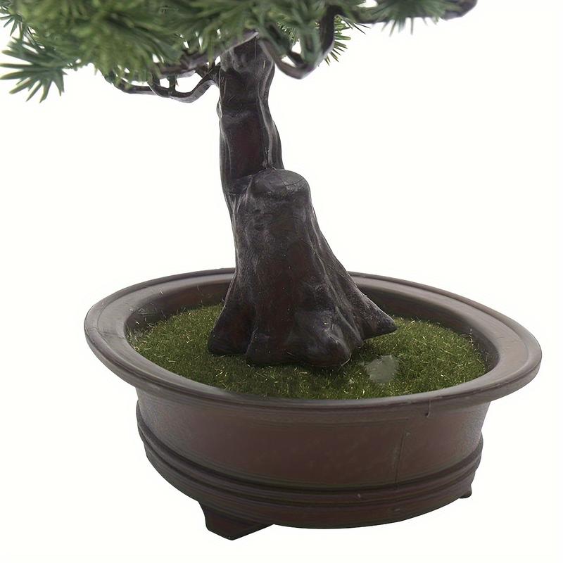 Product Introduction of Charming Faux Bonsai Tree - Lifelike Artificial Potted Plant for Home & Office Decor, Perfect for Earth Day, Graduation, Father's Day, Ornament, Desk Display, House Plants 4