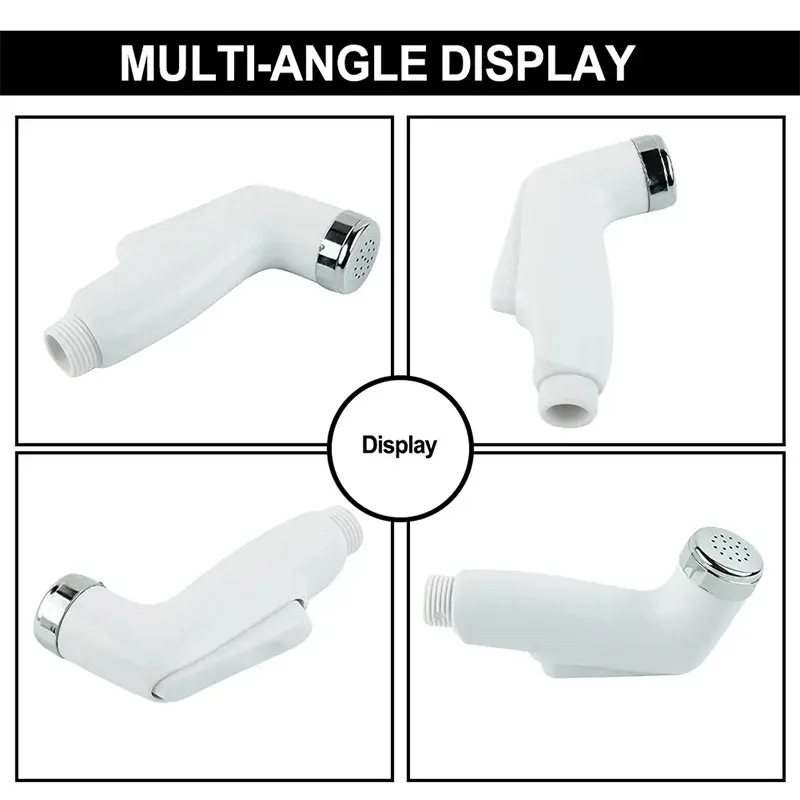 Bidet Spray 1 Set Jet Shower Toilet Warna Putih Bahan Plastik FXQ-236 Selang 1