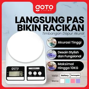 (Best Offer) Goto [COD] Kyla Kitchen Scale Timbangan Bumbu Dapur Kue Digital Charge LED