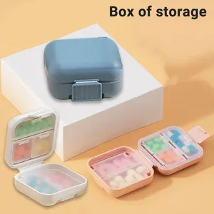 Kotak Penyimpanan Pills Portable Tahan Lembap dengan Desain Estetis Segar, Fungsional dan Praktis Cocok untuk Bisnis atau Rumah