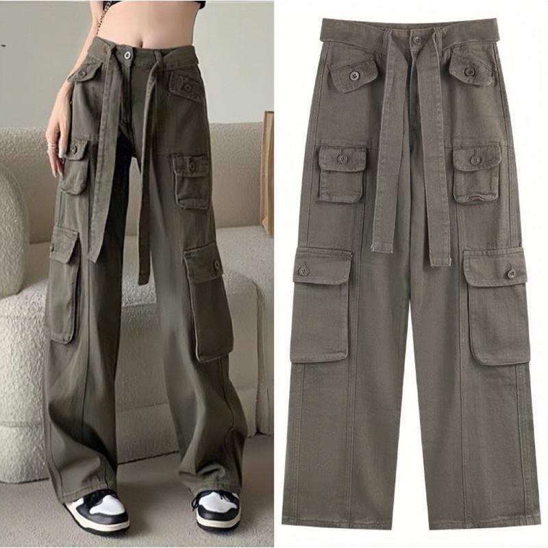 Quần Dài Túi Hộp Kaki ZY81 Cạp Cao Nam Nữ Unisex nhiều màu - Quần cargo phong cách hiphop KYUBI