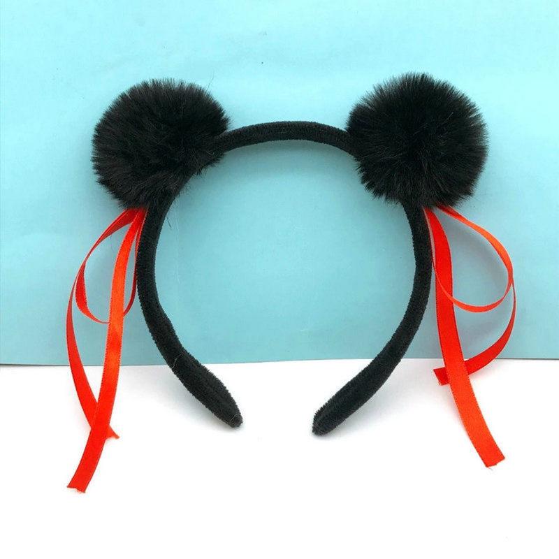 Product Introduction of Nezha Demon's Birth Headband Ball Head Hair Ball Headband Hair Accessories Children's Performance Props Super Cute Hair Accessories 4