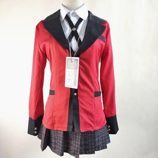Product Introduction of Kakegurui Yumeko Jabami Costume for Women Girl Adult Jabami Yumeko Cosplay Anime Uniform Christmas 3