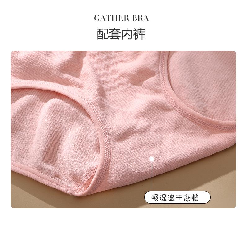 Product Introduction of New Lady Cotton Bra Underwear Student Girl Bralettes Development Adolescent Thin Latex Bra Push Up Without Steel Ring Bra Fashion Womenswear 9