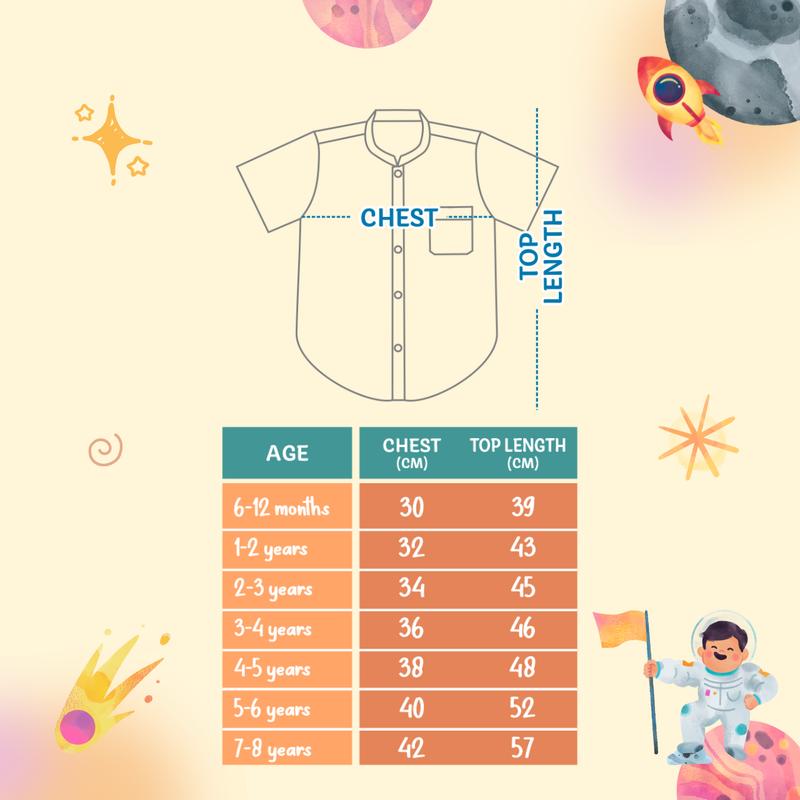 Kemeja Anak Bayi Polos / Kemko Anak dan bayi Tangan Pendek / Kemeja Koko Bayi dan Anak Linen Katun Tangan Pendek 6 bulan - 8 Tahun 1